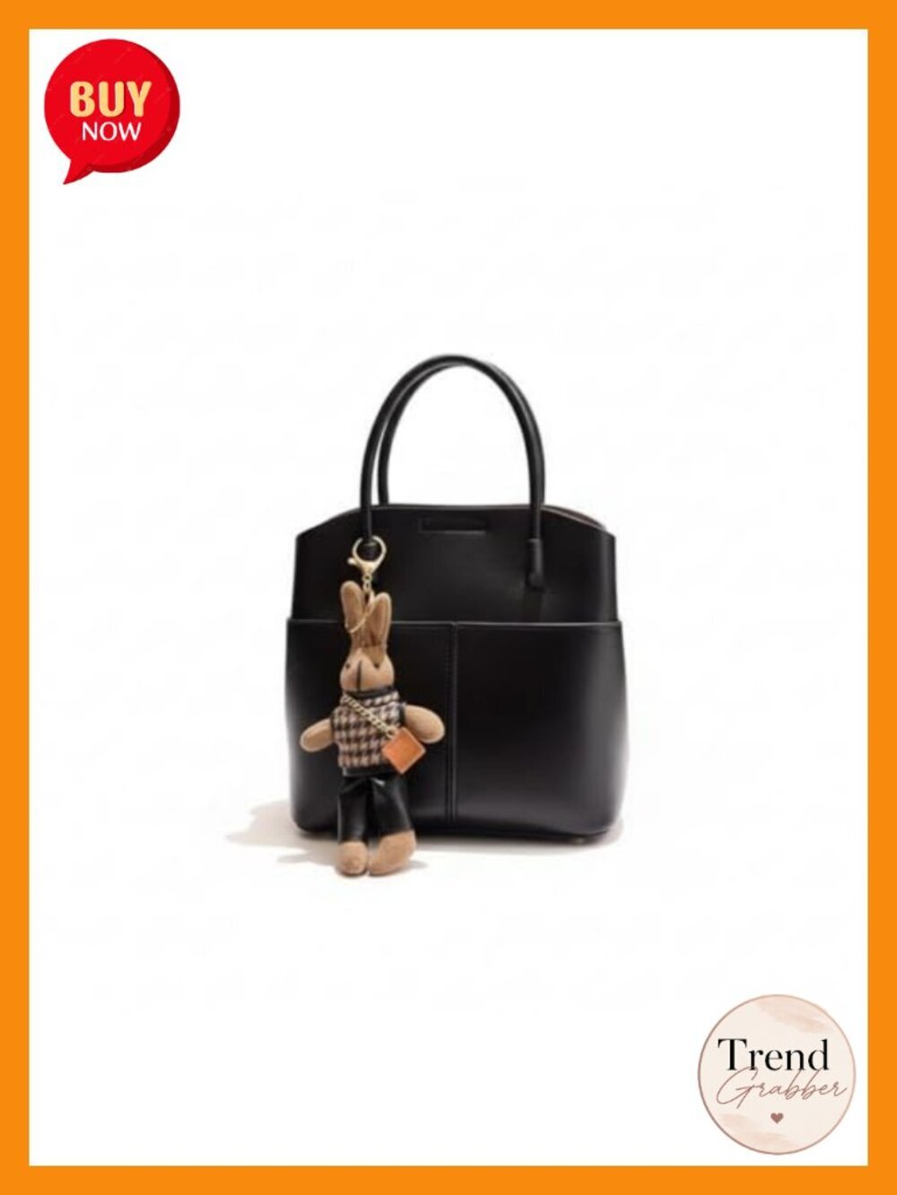 PU Leather Crossbody Bag Bucket Handbag Hobo Shoulder Bag with Adjustable Strap